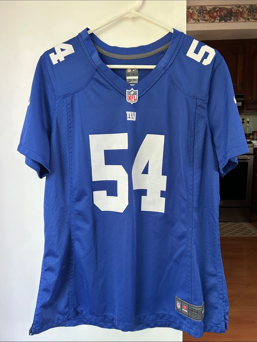 Nike || New York Giants Kids Royal Blue #54 Football Jersey